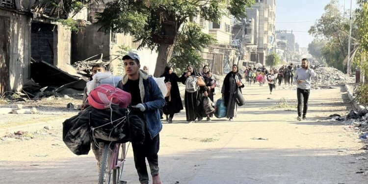 5 ہزار سے زائد فلسطینی کھلے آسمان تلے نقل مکانی پر مجبور