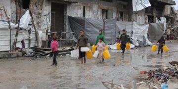 غزہ کے شہری صیہونی آبی دہشت گردی کا بھی شکار