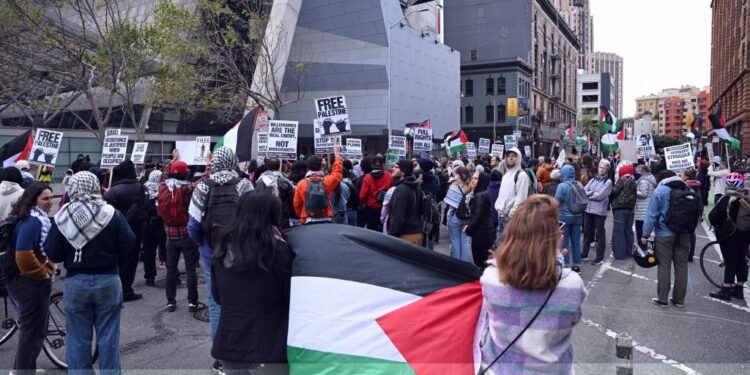 امریکہ بھر میں غزہ پر اسرائیلی  دہشتگردی  کے خلاف مظاہرے، فوری جنگ بندی اور امداد کی فراہمی کا مطالبہ