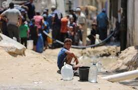 غزہ میں پانی کا سنگین بحران، اسرائیل کی ناکہ بندی کے باعث 90 فیصد آبادی پانی سے محروم