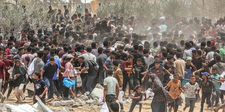 غزہ: امداد کے لئے جمع فلسطینیوں پر صیہونی فوج کی فائرنگ، اقوامِ متحدہ کی شدید مذمت