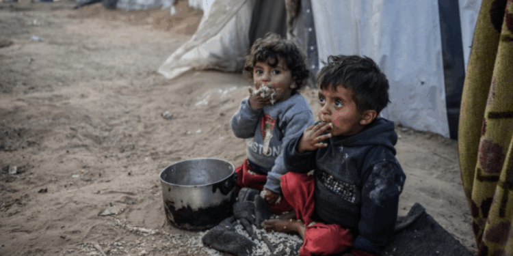 اسرائیلی دہشتگردی سے متاثرغزہ کے  92 فیصد بچے بنیادی غذائیت سے محروم: اقوامِ متحدہ