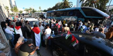 "کاروان صمود” لیبیا پہنچ گیا، غزہ سے یکجہتی، مصر میں داخلے کا منتظر