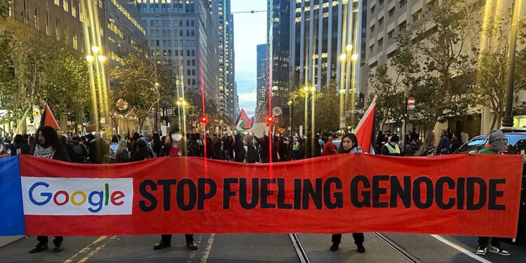 امریکی ٹیک کمپنیوں کا غزہ میں صہیونی نسل کشی میں حصہ