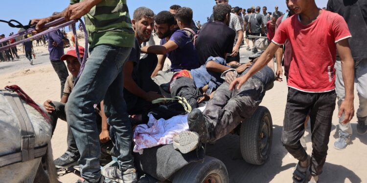 صہیونی جارحیت: چند گھنٹوں میں پچاسی فلسطینی شہید، متعدد زخمی