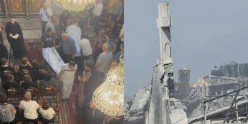 غزہ: قابض فوج کا کیتھولک چرچ پر حملہ، پادری زخمی