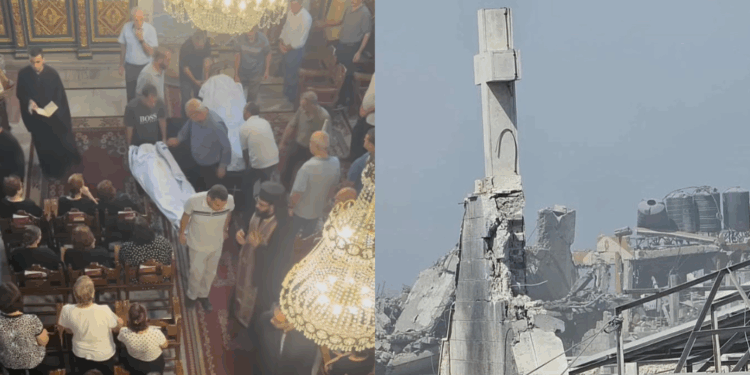 غزہ: قابض فوج کا کیتھولک چرچ پر حملہ، پادری زخمی