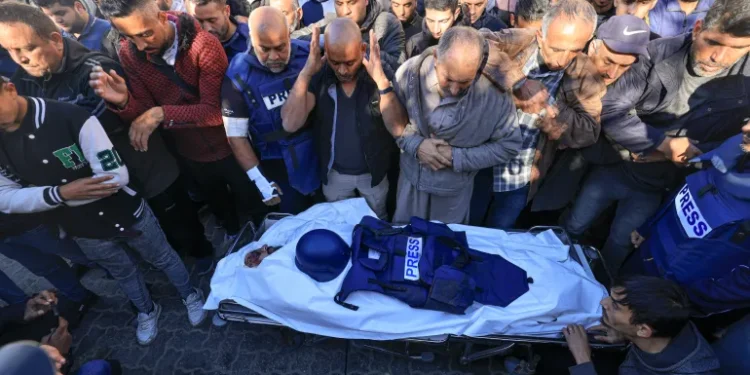 غزہ میں صحافیوں کے قتل پر صہیونی قیادت کے خلاف عالمی اقدام کا مطالبہ