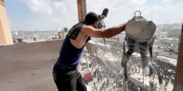 ناصر میڈیکل کمپلیکس پر بمباری کے جھوٹ، عالمی قوانین کی توہین ہے: یورو میڈ