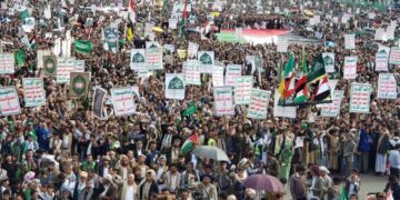 یمن و مراکش میں لاکھوں افراد کا غزہ نسل کشی و قحط کے خلاف احتجاج