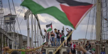 جنیوا: پچاس ہزار افراد کا فریڈم فلوٹیلا کے حق میں مظاہرہ