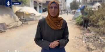 غزہ میں ہولناک صہیونی حملہ، خاتون فلسطینی صحافی اسلام عابد شہید