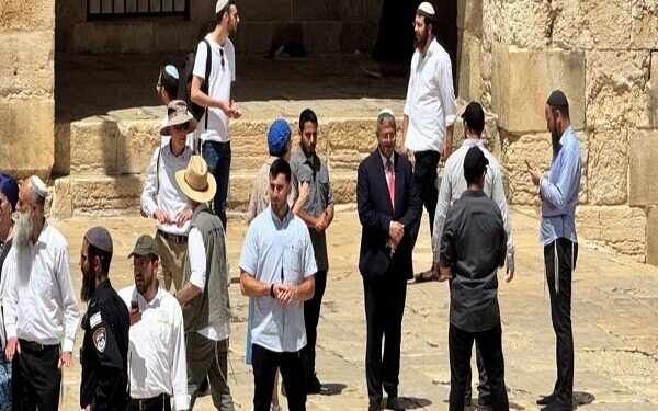 صہیونی انتہا پسند وزیر داخلہ کا مسجد اقصیٰ کا دورہ، یہودی رسومات ادا کیں