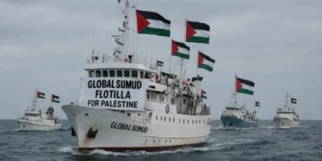 صمود فلوٹیلا پر اسرائیلی جارحیت