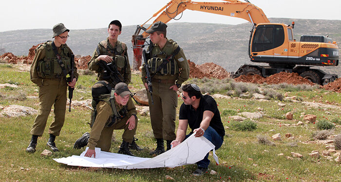 قابض اسرائیل نے نابلس کی فلسطینی اراضی کے 70 دونم ہتھیا لیے