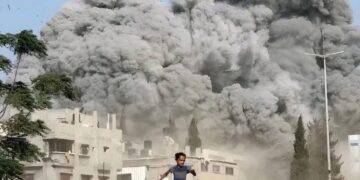 قابض اسرائیل کی بمباری، خانیونس میں شہری شہید