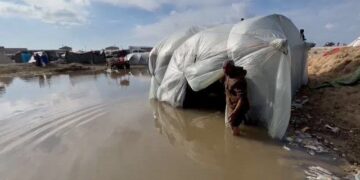 غزہ میں موسمِ سرما کا آغاز، انسانی تباہی کا خطرہ