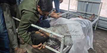 غزہ میں اسرائیلی بمباری: ایک شہری شہید، متعدد زخمی