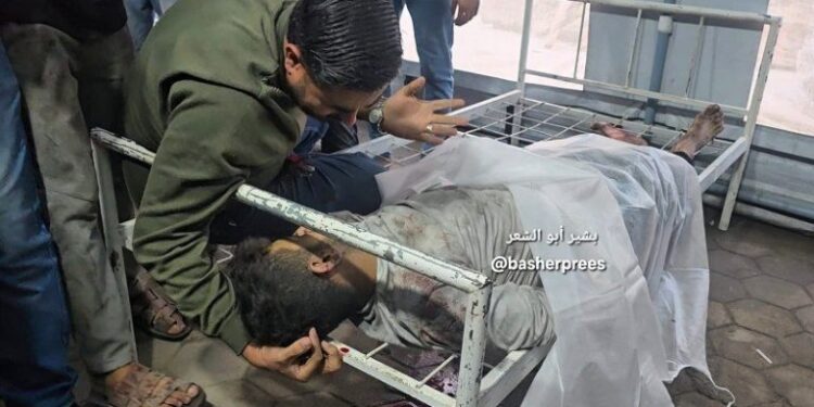 غزہ میں اسرائیلی بمباری: ایک شہری شہید، متعدد زخمی