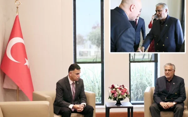 نائب وزیرِ اعظم اسحاق ڈار استنبول پہنچ گئے، غزہ کی صورتحال پر اہم اجلاس میں شریک ہونگے