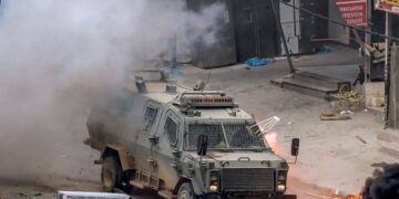 مزاحمت کی کارروائی، جنین میں فوجی گاڑی نشانہ