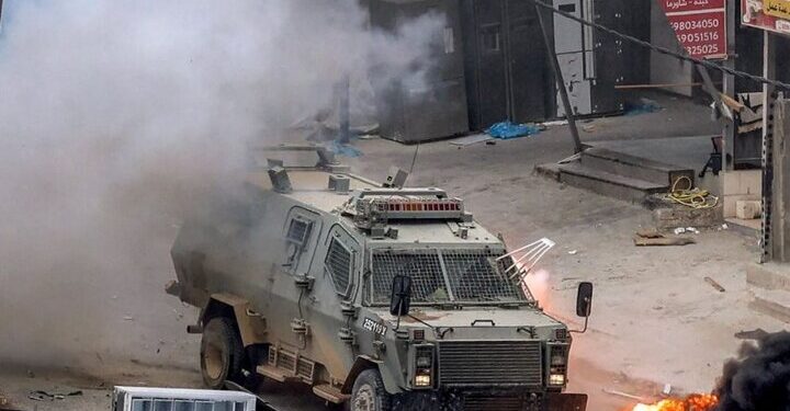 مزاحمت کی کارروائی، جنین میں فوجی گاڑی نشانہ