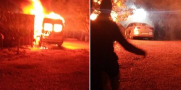 یہودی آبادکاروں کا الجبعہ پر حملہ، گھروں اور گاڑیوں کو آگ لگا دی گئی