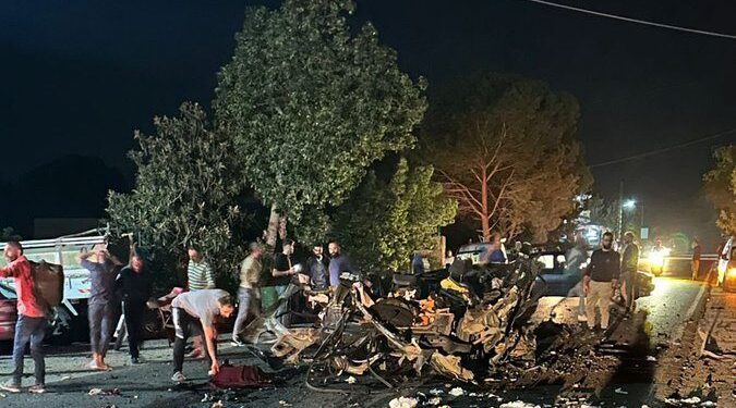 جنوبی لبنان پر اسرائیلی بمباری، ایک شہری شہید