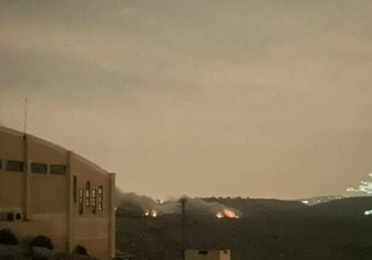 لبنان کے جنوبی شہروں پر اسرائیلی توپ خانے کی شدید گولہ باری