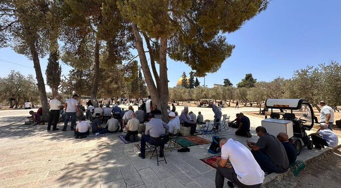 سینکڑوں صہیونی آبادکاروں کا مسجدِ اقصیٰ پر دھاوا