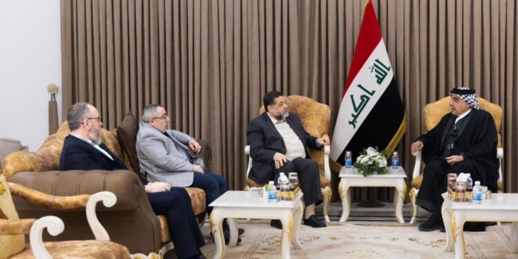 حماس کے وفد کا دورہ بغداد، عراقی قیادت سے فلسطینی صورتحال اور جنگ بندی پر بات چیت