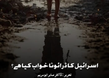 اسرائیل کا ڈرائونا خواب کیا ہے ؟