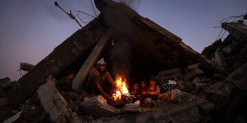 غزہ میں اسرائیلی بمباری، چار فلسطینی شہید