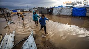 شدید موسمی طوفان نے غزہ میں انسانی بحران بڑھا دیا، 14 شہری شہید