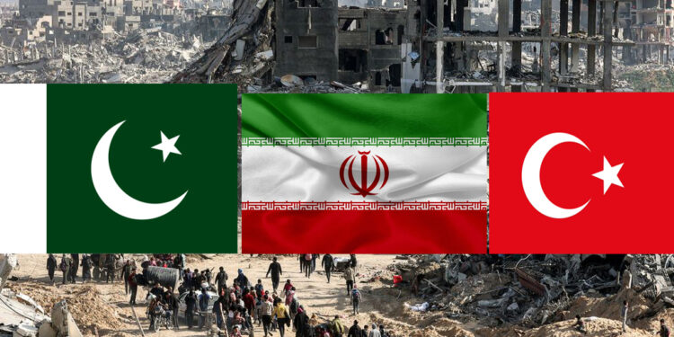 پاکستان ، ترکی اور ایران اسرائیل کے نشانہ پر