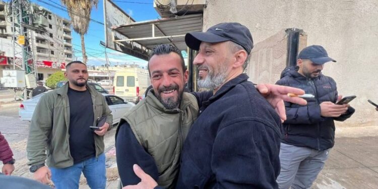 جنین کے قیدی معمر صباح 23 سال بعد صہیونی قید سے رہا