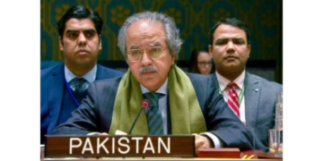 فلسطین کی غیر حل شدہ صورتحال خطے میں بحران پیدا کر رہی ہے، پاکستانی مندوب