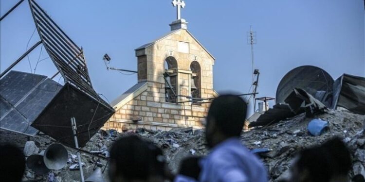 انجیلی صیہونیت کی توسیع، ہاکابی کے بیان پر فلسطینی کلیسا امور کی تنقید