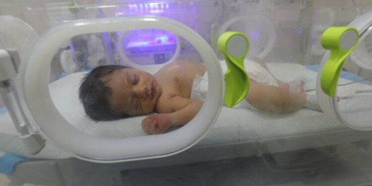 مصر سے علاج مکمل کرنے کے بعد گیارہ نومولود بچوں کی غزہ واپسی