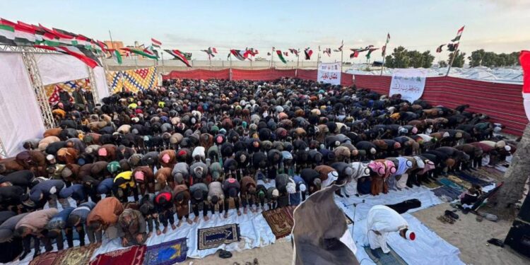 غزہ کے ملبے اور خیموں میں عید کی تکبیرات کی صدائیں