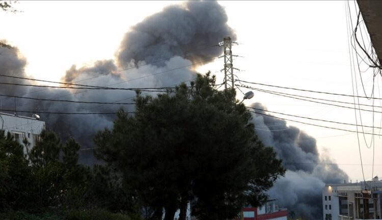 لبنان پر صیہونی وحشیانہ بمباری