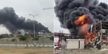 ایرانی میزائل حملہ : اسرائیل میں خطرناک صنعتی تباہی