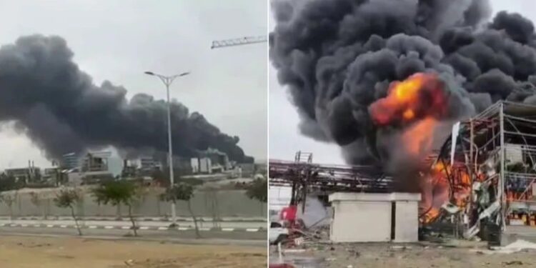 ایرانی میزائل حملہ : اسرائیل میں خطرناک صنعتی تباہی