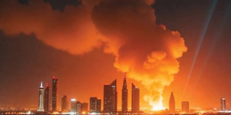 تل ابیب کے مضافات میں ایرانی میزائل حملے، متعدد صہیونی زخمی