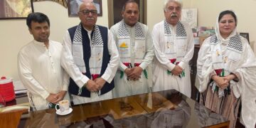 اے این پی فلسطینی عوام کے ساتھ اخلاقی اور اصولی یکجہتی کا اظہار کرتی ہے