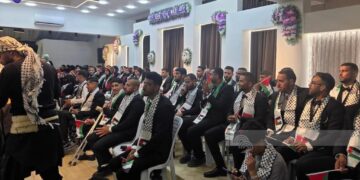 خان یونس میں تباہی کے سائے میں اجتماعی شادی کی پروقار تقریب