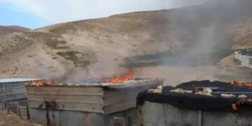 وادی اردن میں اسرائیلی فوجی مشقوں سے وسیع علاقے میں خوفناک آگ بھڑک اٹھی