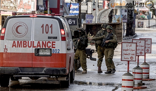 قابض اسرائیلی فوج کی فائرنگ سے نابلس میں ایک ضعیف العمر فلسطینی زخمی