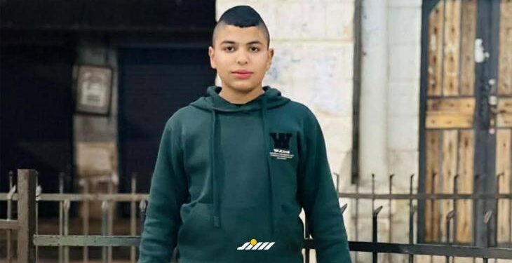 مقبوضہ نابلس کے عسكر کیمپ میں اسرائیلی فائرنگ سے 14 سالہ فلسطینی بچہ شہید