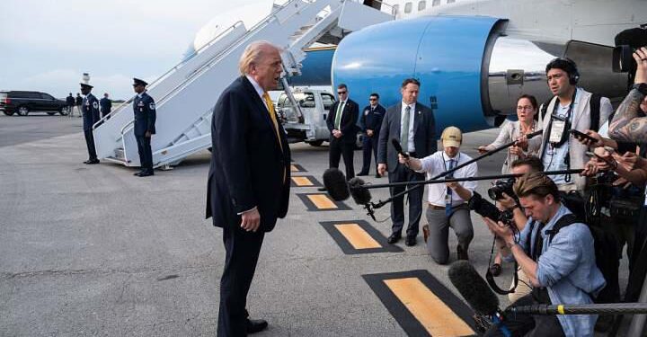 ٹرمپ اور کوڑے کا ٹرک